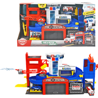 DICKIE-TOYS Fire & Rescue Spielset inkl. 2 Spielzeugautos Spielzeugauto Mehrfarbig