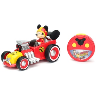 Jada Toys 253074005 Mickey Roadster Racer, 19 cm, Infrarot-Steuerung, geeignet ab 3 Jahren, Mickey Mouse Spielzeug