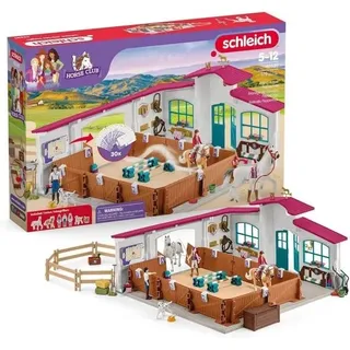 Schleich 42639 - Horse Club, Reithalle Peppertree, Pferdesport-Spielset