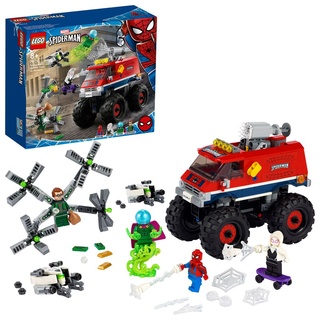 LEGO 76174 Super Heroes Marvel Spider-Mans Monstertruck vs. Mysterio Spielzeug mit Doctor Octopus und Spider-Gwen Minifiguren