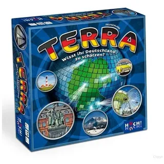 HUCH! Spiel 881380 - Terra Deutschland, Brettspiel, 2-5 Spieler, ab..., Familienspiel, Quizspiel / Wissensspiel bunt