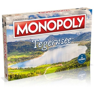 Winning Moves Spiel, Brettspiel »Monopoly Tegernsee« blau