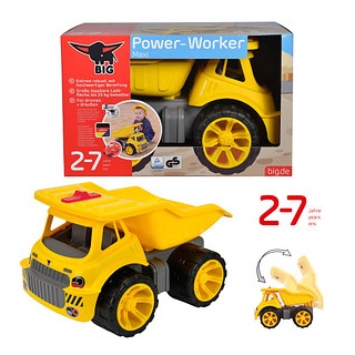 Simba BIG-Power-Worker Maxi Truck Sandfahrzeug gelb