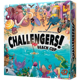 Plan B Games | Challengers! Beach Cup | Kartenspiel | Ab 8 Jahren | 1 bis 8 Spieler | 30-45 Minuten pro Spiel | Deutsch
