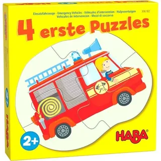 HABA - 4 erste Puzzles - Einsatzfahrzeuge