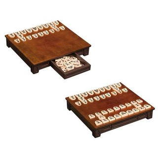 Shogi, Tischspiel, Brettspiel aus Holz, 1-2 Spieler, ab 8 Jahren