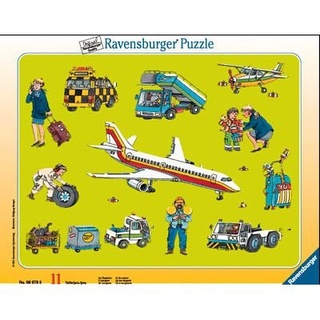 Ravensburger - Am Flughafen, 11 Teile Rahmenpuzzle
