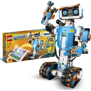 LEGO 17101 Boost Programmierbares Roboticset, App-gesteuertes Modell mit Roboter-Spielzeug und Bluetooth Hub, Geburtstagsgeschenk für Kinder - Blau