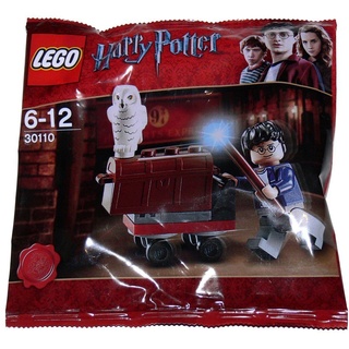 LEGO Harry Potter: King's Cross Trolley Mit Hedwig Eule Und Harry Minifiguren Setzen 30110 (Beutel)