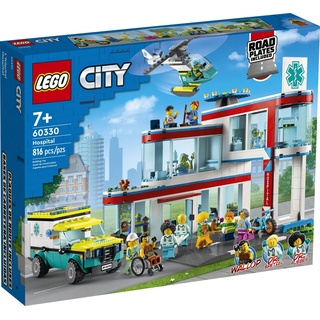 LEGO® Konstruktionsspielsteine LEGO® City 60330 Krankenhaus bunt