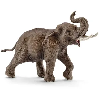 Schleich 14754 - Asiatischer Elefantenbulle, mehrfarbig