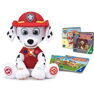 Vtech® Plüschfigur PAW Patrol, Marhall liest vor rot|schwarz|weiß