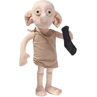 The Noble Collection Dobby Interactive Plush Officially Licensed 11in (32cm) Harry Potter Toy Dolls House-elf Plush Speaks 16 Phrases - for Kids & Adults