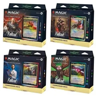 WOTCD23511000 - Magic the Gathering Jenseits des Multiversums: Fallout Commander-Decks Display (