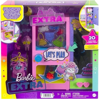 Barbie Anziehpuppe Barbie HFG75 - Barbie Extra Mode Spielset Kleiderschrank bunt