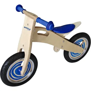 Playwood Einfach Holz Balance Bike-blau