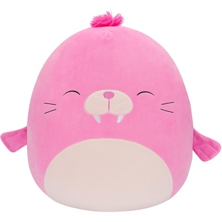 Squishmallows SQCR04223 - Pepper das rosa Walross 50 cm, offizielles Kelly Toys Plüsch, superweiches Kuscheltier