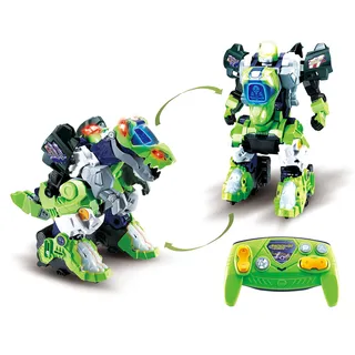 VTech Switch and Go Dinos RC Roboter-T-Rex – Dino-Roboter-Transformer mit Fernbedienung – 2in1 Spielzeug mit Dinostimme, Geräusch- und Lichteffekten – Für Kinder von 3-8 Jahren