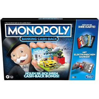 Hasbro Monopoly Banking Cash-Back Mehrfarbig Mehrfarbig