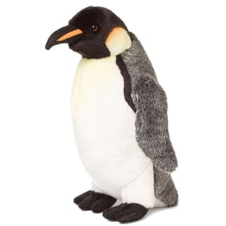 WWF 15189005 WWF00567 Plüsch Kaiserpinguin, realistisch gestaltetes Plüschtier, ca. 33 cm groß und wunderbar weich