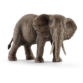 schleich 14761 Afrikanische Elefantenkuh, ab 3 Jahren, WILD LIFE - Spielfigur, 8 x 15 x 9 cm