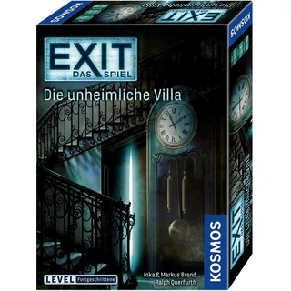 Kosmos Spiel EXIT, Die unheimliche Villa, Rätselspiel, Made in Germany bunt