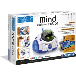 Clementoni - Mind Designer Coding Lab, STEM Kit, Spielzeugroboter für Kinder, Coding Spiele, 6-10 Jahre, 66799