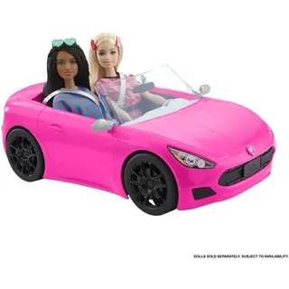 Barbie Auto Cabrio (pink), Puppenauto, Zubehör