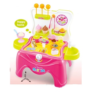Ice Cream Supermarket – Spieltisch Kinder – Inkl. 39 Teile – 24.5x39x38cm