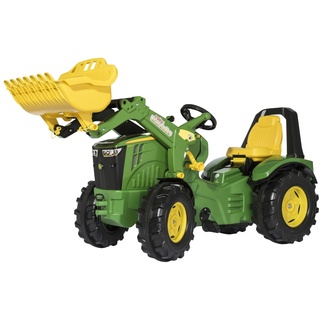 Rolly Toys® Trettraktor rollyX-Trac Premium John Deere 8R mit Frontlader, gruen