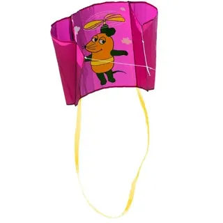 ELLIOT Pocket Kite - Maus "Flieger", lila 76 x 50 cm, Druckmotiv, rtf Kinderdrachen 1010261