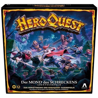 Hasbro Spiel, Avalon Hill - HeroQuest - Der Mond des Schreckens - Abenteuerpack, Erweiterung bunt