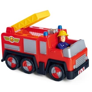 Simba - Feuerwehrmann Sam – Mini-LKW Jupiter – Fahrzeug 17 cm – Figur Sam inklusive – 109252505038