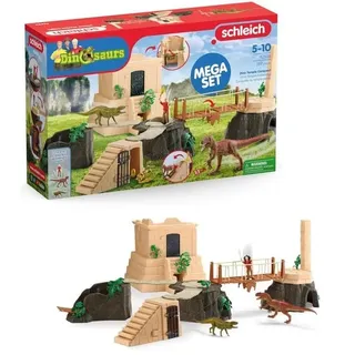 Schleich 42656 - Dinosaurs, Dino Tempel-Eroberung, Mega-Spielset, 169 Teile