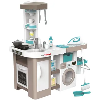 Spielküche »Tefal Studio Küche mit Waschsalon«, 64950135-0 grau/weiß