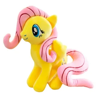 30CM My Little Pony Plüschfigur, Mein Kleines Pony Plüschtier, Kuscheltier Für Kinder, Mädchen Und Jungen, Fans Und Sammler-gelb