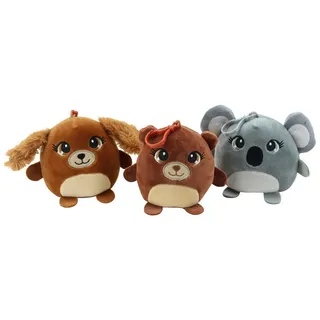 Sweety-Toys Kuscheltier Sweety Toys 14736 Kawaii 3er Set Kuscheltier: Koala, Hund und Bär 10cm (3-St)