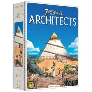 7 Wonders: Architects – UNbox Now – Gesellschaftsspiel für Kinder ab 8 Jahren – As d'Or 2022 – für 2 bis 7 Spieler – Bauen Sie Ihre vereinfachte antike Stadt – 25 Minuten – französische Version