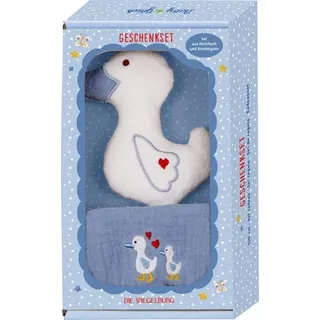 DIE SPIEGELBURG 18735 Geschenkset Gans, hellblau - BabyGlück