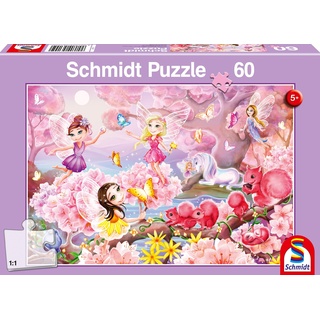 Schmidt Spiele 56155 - Feentanz, 60 Teile, Klassische Puzzle