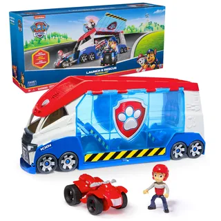 PAW PATROL – Launch'n Rescue PAW Patroller Teamfahrzeug mit neuen Funktionen, inkl. Ryder-Figur und 1 Basis-Fahrzeug, Spielzeug geeignet für Kinder ab 3 Jahren