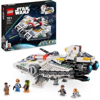 LEGO 75357 Star Wars Ghost & Phantom II Set mit 2 aus Bausteinen gebauten Ahsoka-Fahrzeugen, baubares Raumschiff-Spielzeug mit 5 Charakteren, darun...