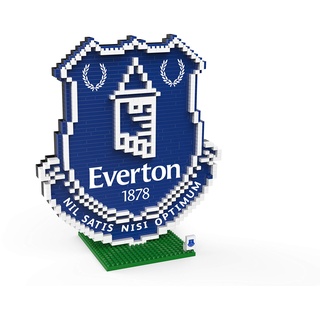 FOCO Fußballclub Wappen BRXLZ Bauset 3D - Konstruktionsspielzeug (Everton)
