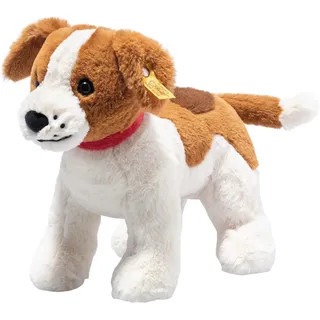 Steiff Kuscheltier Soft Cuddly Friends, Snuffy Hund, 27 cm braun