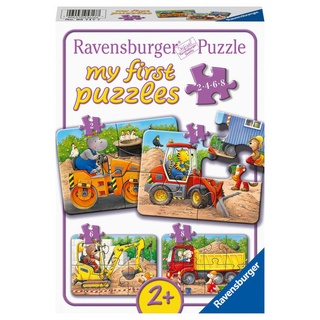 Ravensburger Kinderpuzzle - 05717 Tiere auf der Baustelle - 2468 Teile my first puzzle für Kinder ab 2 Jahren / Ravensburger Spieleverlag / Sonstige