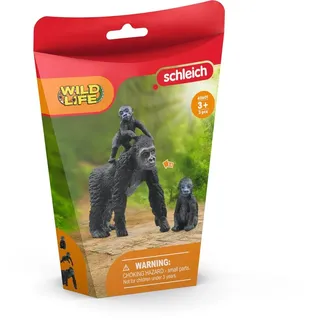 Schleich - Wild Life - Flachland Gorilla Familie