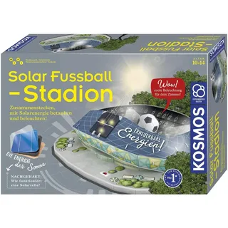 KOSMOS 628192 - Solar-Fußballstadion - Stadion zusammenstecken, mit Solarenergie betanken und beleuchten, Experimentierkasten zu erneuerbare Energien, für Kinder ab 10 Jahre (Neu differenzbesteuert)