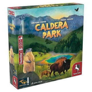 Pegasus Spiele Spiel, »57808G - Caldera Park, Brettspiel, für 1-4 Spieler, ab...«