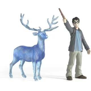 schleich 42680 Harry Potter & Patronus, ab 6 Jahren, HARRY POTTER - Spielfigur, 16 x 11 x 18 cm