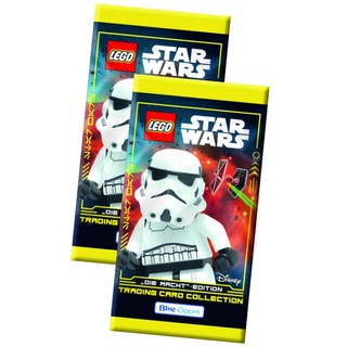 Blue Ocean Sammelkarte Lego Star Wars Karten Trading Cards Serie 4 - Die Macht Sammelkarten, Lego Star Wars Serie 4 - 2 Booster Karten